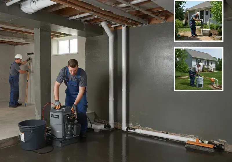 Basement Waterproofing and Flood Prevention process in Shamrock, TX